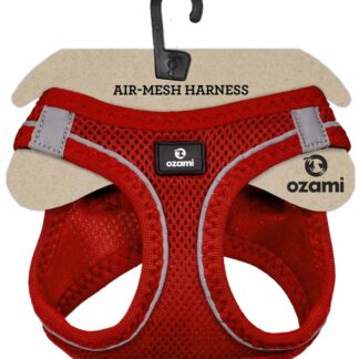OZAMI Air-mesh sele xl rød