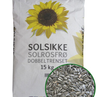SOLSIKKER 15 KG - FRØ OG TILSKUDSFODER, FUGLE FODER FRØ