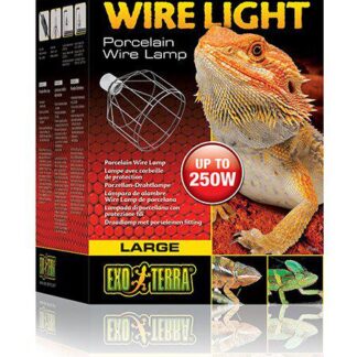 WIRE LIGHT 250W lampe til terrarier