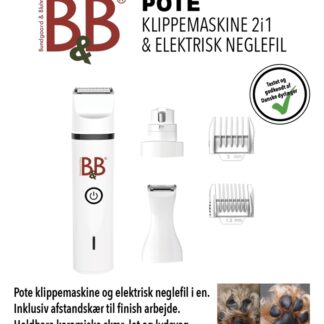 B&B Pote klippemaskine 2i1